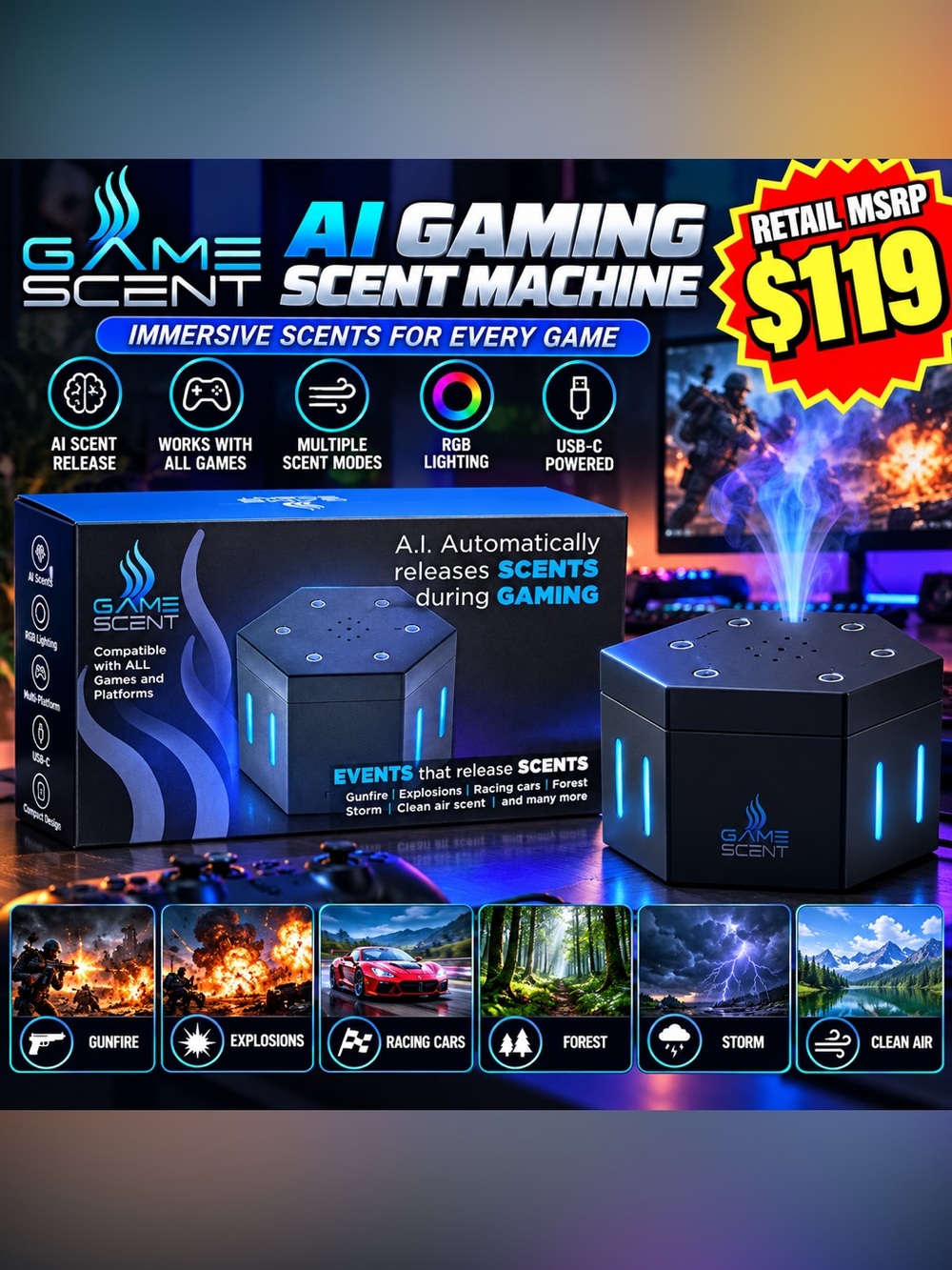 AI GAME SCENT